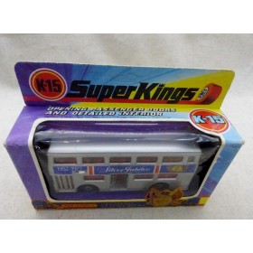 Matchbox King Size K-15 SuperKings Bus Silver Jubile