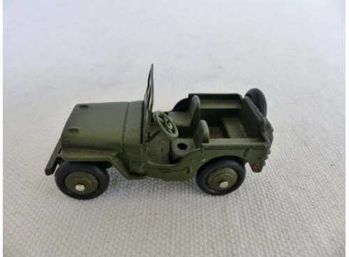 Dinky Toys 80B Jeep Militaire Willys-Hotchkiss gauche