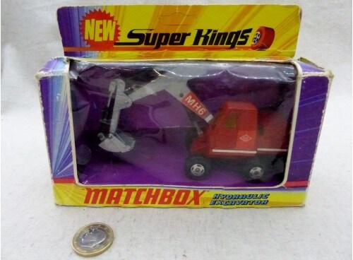 Matchbox King Size K-1 SuperKings Excavatrice boite