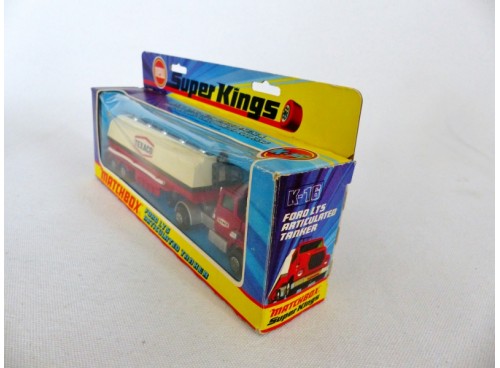 Matchbox King Size K-16 SuperKings Ford LTS Citerne Texaco N/M Boite 3/4 avant