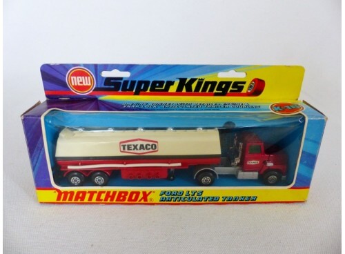 Matchbox King Size K-16 SuperKings Ford LTS Citerne Texaco N/M Boite face