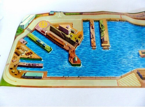 Matchbox SeaKings PM-2 Seaport Playmat Tapis de jeu vue