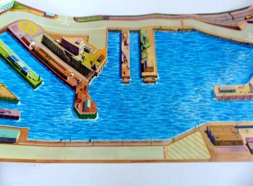 Matchbox SeaKings PM-2 Seaport Playmat Tapis de jeu