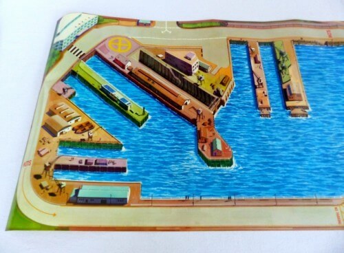 Matchbox SeaKings PM-2 Seaport Playmat Tapis de jeu