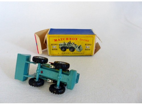 Matchbox KingSize K-10 SuperKings Aveling Barford Tractor Shovel / Tracto Pelle dessous