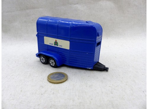 Corgi Toys Gift Set 45 Land Rover Mounted Police and trailer / Fabraique au cours des années 80 avec Van Chevaux r. arriere