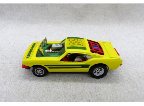 Corgi Toys 166 Ford Mustang Dragster Organ Grinder coté dessus
