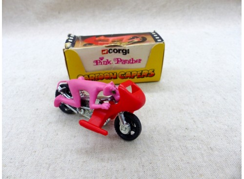 Corgi Toys 56351 Cartoon Capers La Panthere Rose (The Pink Panther) en Moto coté