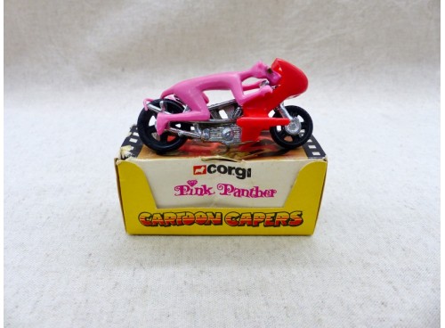 Corgi Toys 56351 Cartoon Capers La Panthere Rose (The Pink Panther) en Moto