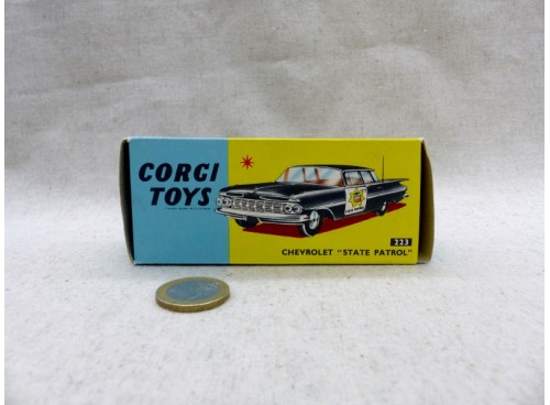 Corgi Toys 223 Chevrolet State Patrol boite