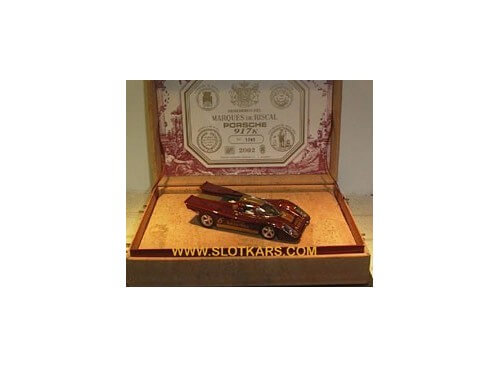 voiture de circuit électrique routier  Porsche 917K Marques de Riscal.