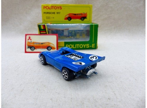 voiture de course miniature Politoys E 18 Porsche 917 Politoys E 18