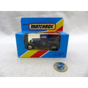 Matchbox Superfast MB 38 Ford Model A Bass Museum boite