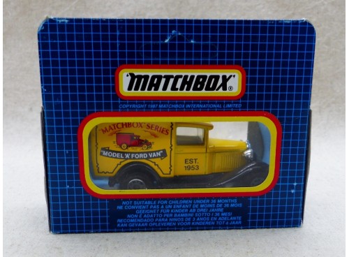 Matchbox Superfast MB38 Ford Model A Van "Matchbox Series" N/B