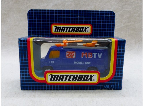 Matchbox Superfast MB 73 Camionnette de Reportage T.V. TV News Truck N/B