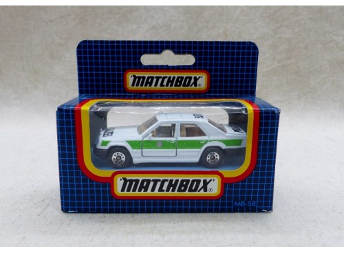 Matchbox Superfast MB 58 Mercedes-Benz 300E "Polizei" N/B