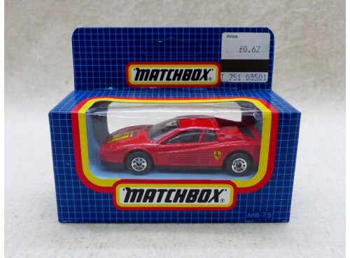 Matchbox Superfast MB 75 Ferrari Testarossa N/B