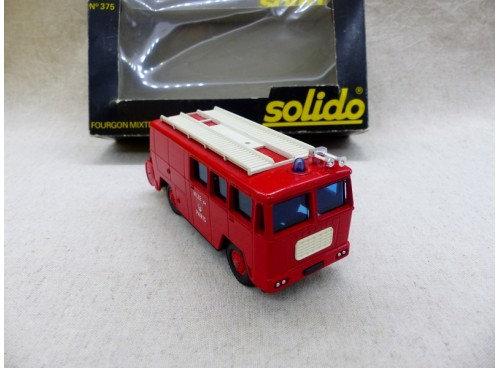 Solido 375 Fourgon Mixte des Sapeurs Pompiers face