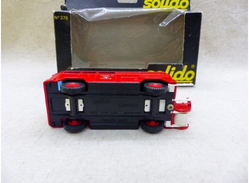 Solido 375 Fourgon Mixte des Sapeurs Pompiers dessous