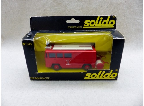 Solido 375 Fourgon Mixte des Sapeurs Pompiers en boite