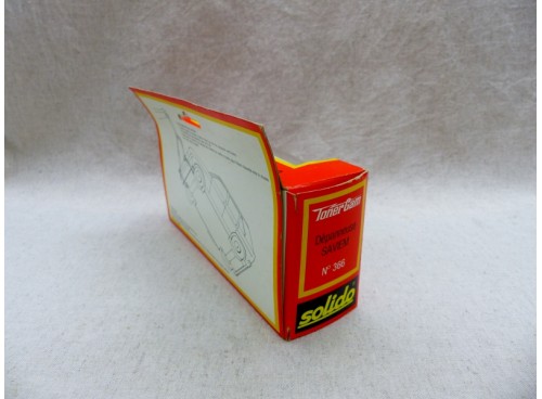 Solido 366 Dépanneuse SAVIEM SOS Dépannage dos