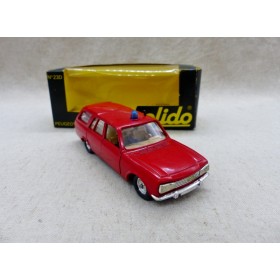 Solido 23D Peugeot 504 Voiture des Sapeurs Pompiers