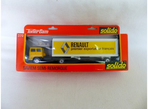 Solido 370 SAVIEM Semi-Remorque Promotionnel Renault