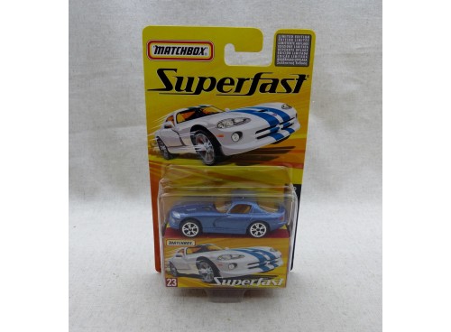 Matchbox Superfast MB 23 Dodge Viper GTS boite