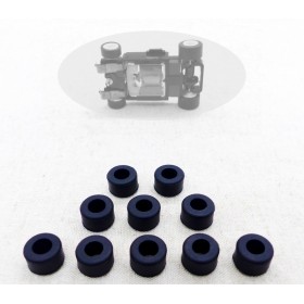 TOMY AFX Chassis Turbo et SRT Jeu de 10 Pneus Arrière Uréthane