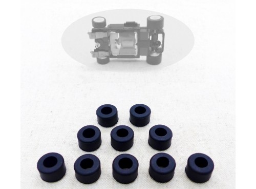 TOMY AFX Chassis Turbo et SRT Jeu de 10 Pneus Arrière Uréthane