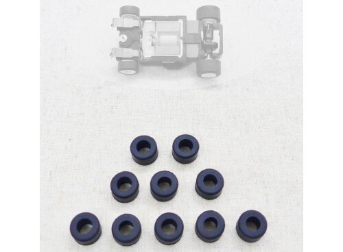 TOMY AFX Chassis Turbo et SRT set of 10 rear urethan tyres