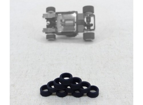 TOMY AFX Chassis Turbo, Super G+  et SRT Jeu de 10 Pneus Avant Uréthane