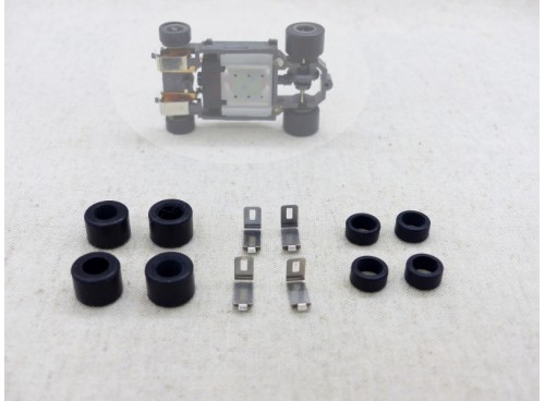 Life Like Châssis Type "T" Kit Pneus et Lames de contact