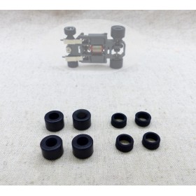 Life Like Châssis type M Pneus avant + arrière x 4 Pièces neuves