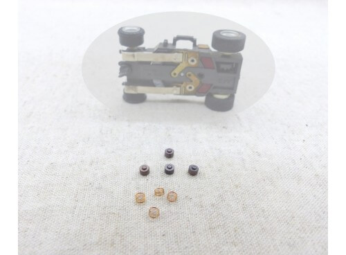 Aurora AFX Magnatraction paire de charbons et ressorts x 2