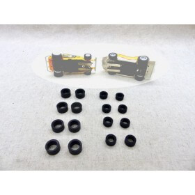 Matchbox Powertrack Speedtrack lot de 8 Pneus Avant et Arrière