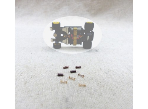 Pièces détachées pour Aurora AFX G + G plus  2 Paires de Charbons et ressorts neufs