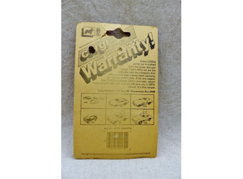 Corgi Toys Junior 179 Chevy Corvette 1984