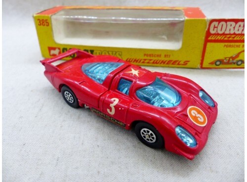 miniature auto Corgi Toys 385 Whizzwheels Porsche 917 Rouge