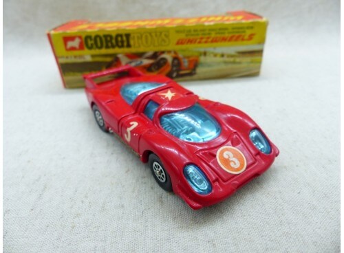 miniature Corgi Toys 385 Whizzwheels Porsche 917 Rouge
