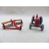 Dinky Toys 300 Tracteur Massey Harris et 322 Disc Harrow ensemble