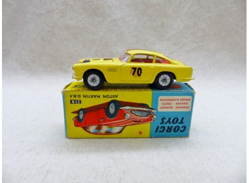 Corgi Toys 218 Aston Martin DB 4 Exc. avec Boite gauche