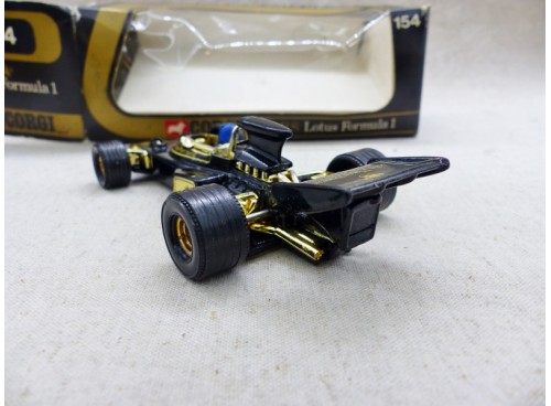 vue arrière Corgi Toys 154 Lotus Formule  John Player's Special NM / Boite