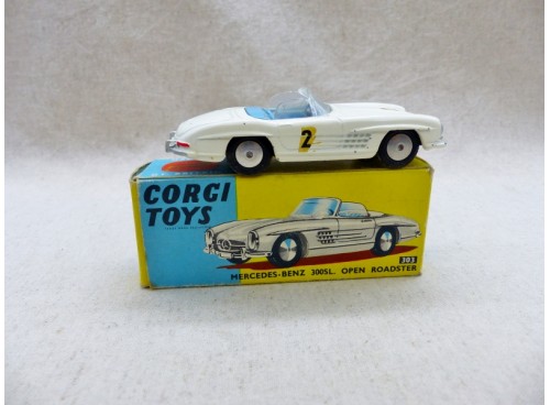 Corgi Toys 303 Mercedes-Benz 300 Sl Roadster NM / Boite