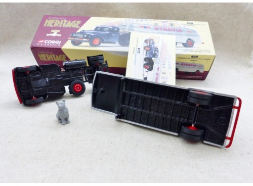 Corgi Toys 74601 Citroen T 55 Semi-Citerne Fruehauf Dynavia NM/Boite vue de dessous