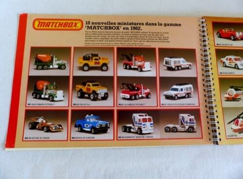 Matchbox Catalogue 1982 Revendeur en Français nouveautés Superfast