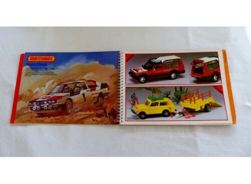 Matchbox Catalogue 1982 Revendeur en Français véhicules miniatures aventure