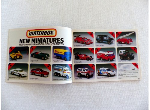 Matchbox Catalogue 1984 Vesion Internationale gamme Superfast