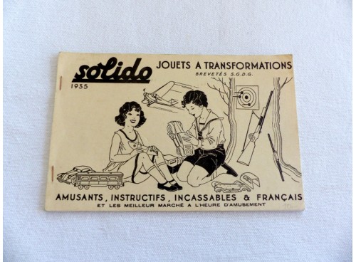 Solido Catalogue 1935 (reproduction magnifique)