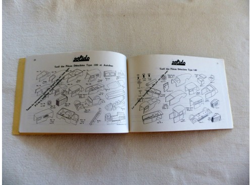 Solido Catalogue 1935 (reproduction magnifique) détails pages intérieures